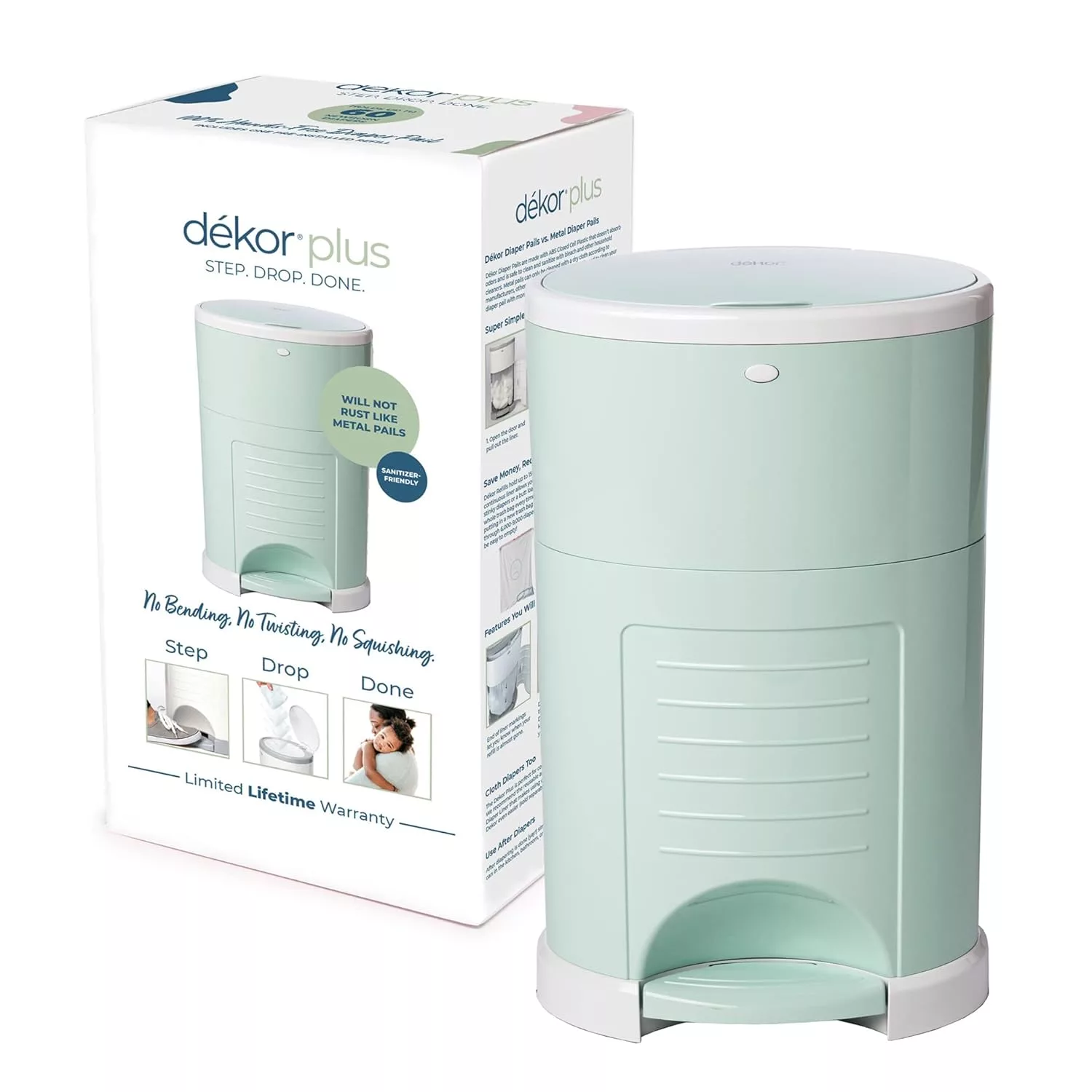 Dekor Plus Diaper Pail Review Childcare Design